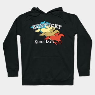 KENTUCKY HORSE RACE SINCE 1875 - HORSE RACE RETRO DESIGN Hoodie